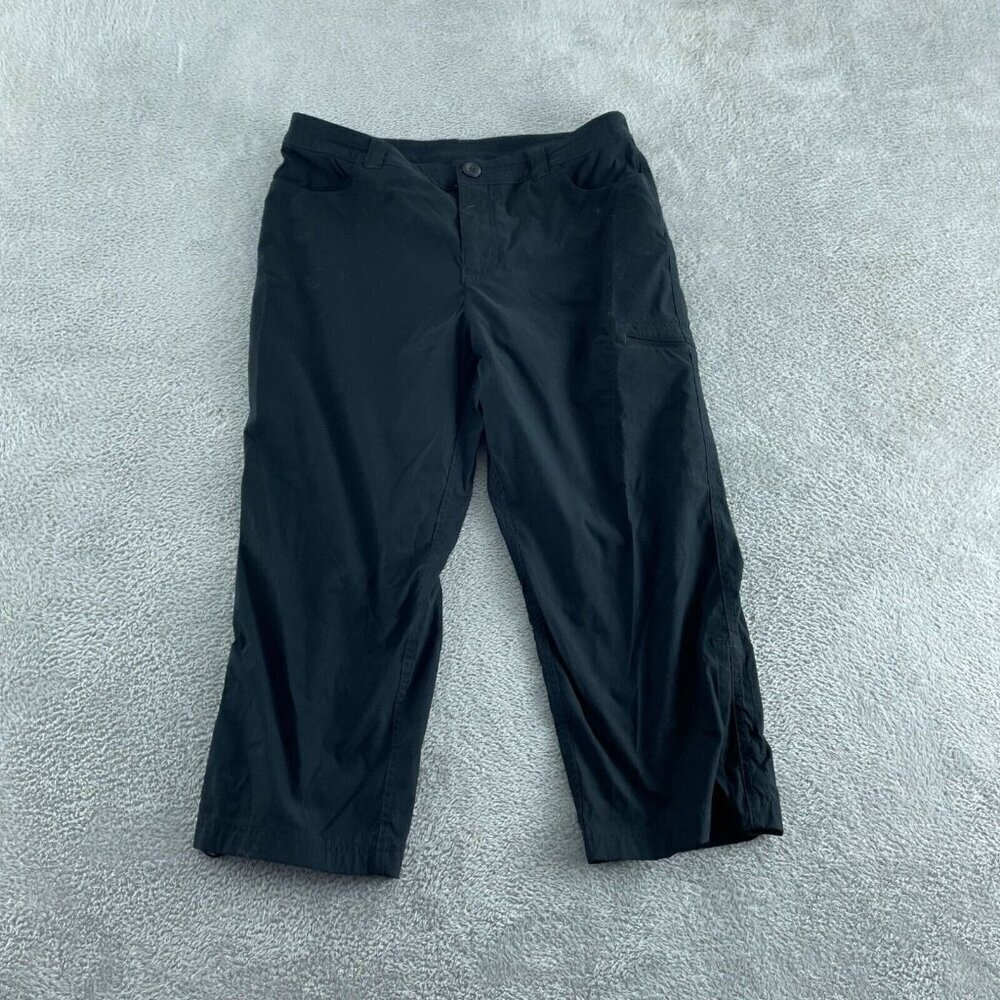 Columbia Womens Black Nylon Outdoor Hiking Pants Size 8 5358